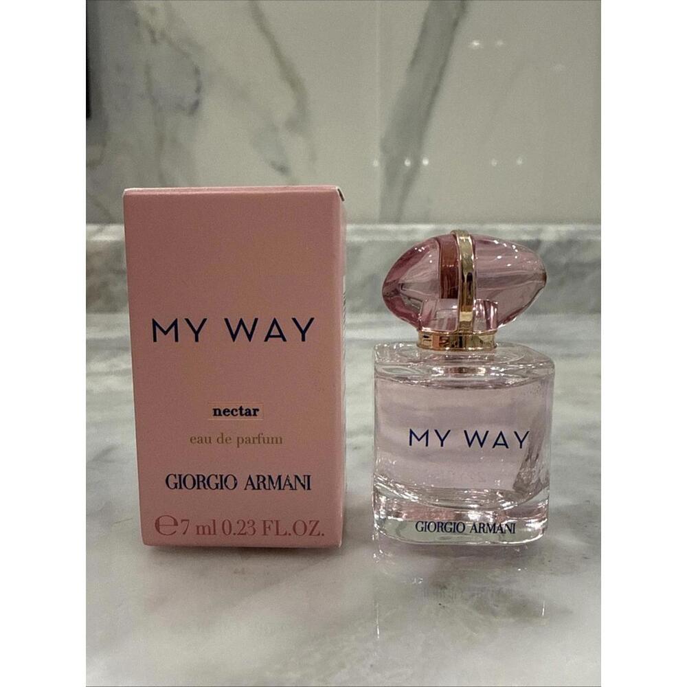 MY WAY NECTAR By GIORGIO ARMANI Women Pefume 0.24oz / 7ml EDP MINI NEW IN BOX
